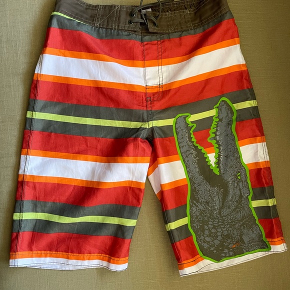 Boys Gymboree Swim Trunks (3 - 2 Size 10, 1 Size 12) - Picture 5 of 12